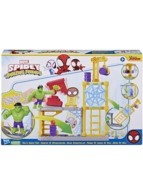 Hulk Smash Playset from Spidey and His Amazing Friends - Disney Junior - NEW